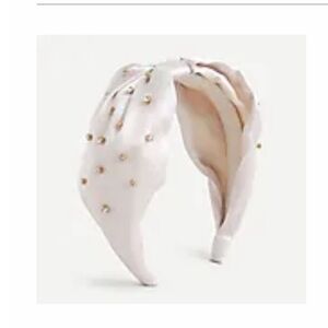 J. Crew Wide-knot headband with crystals